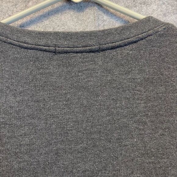 FOREVER 21 Graphic Bear Crewneck Sweatshirt Large Gray Hip Hop Dollar Chain - Picture 12 of 14